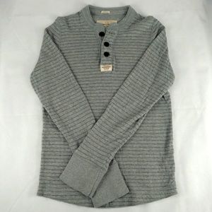 Abercrombie & Fitch Mens Muscle Henley Shirt Sz M